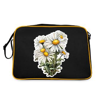 Camomille 6 Fleurs - Sac Retro - noir/or - Dos