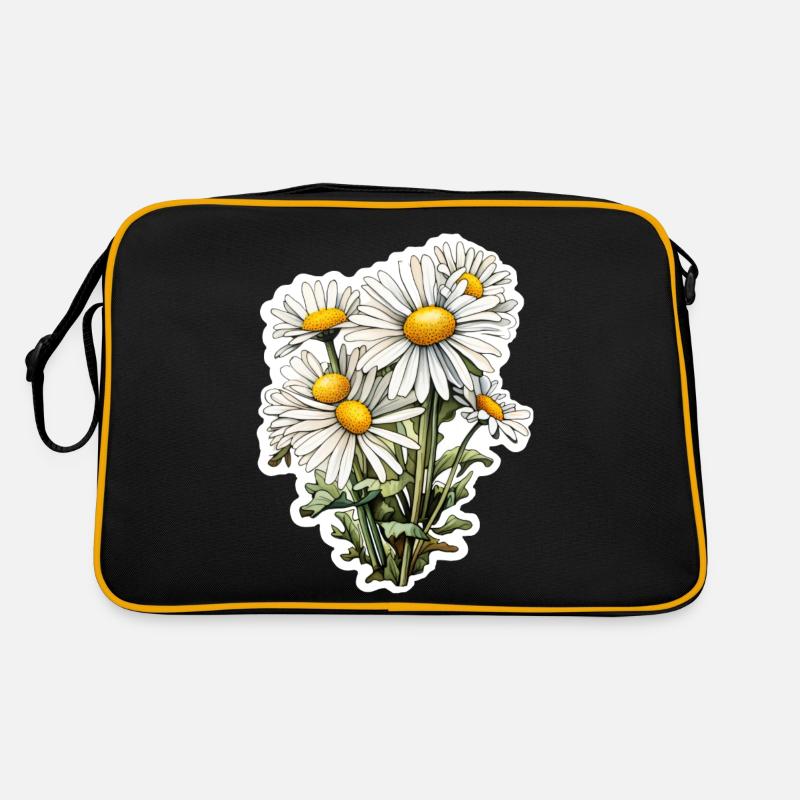 Chamomile 6 Flowers Retro Bag