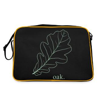 Oak. - Retro Bag - black/gold - Back