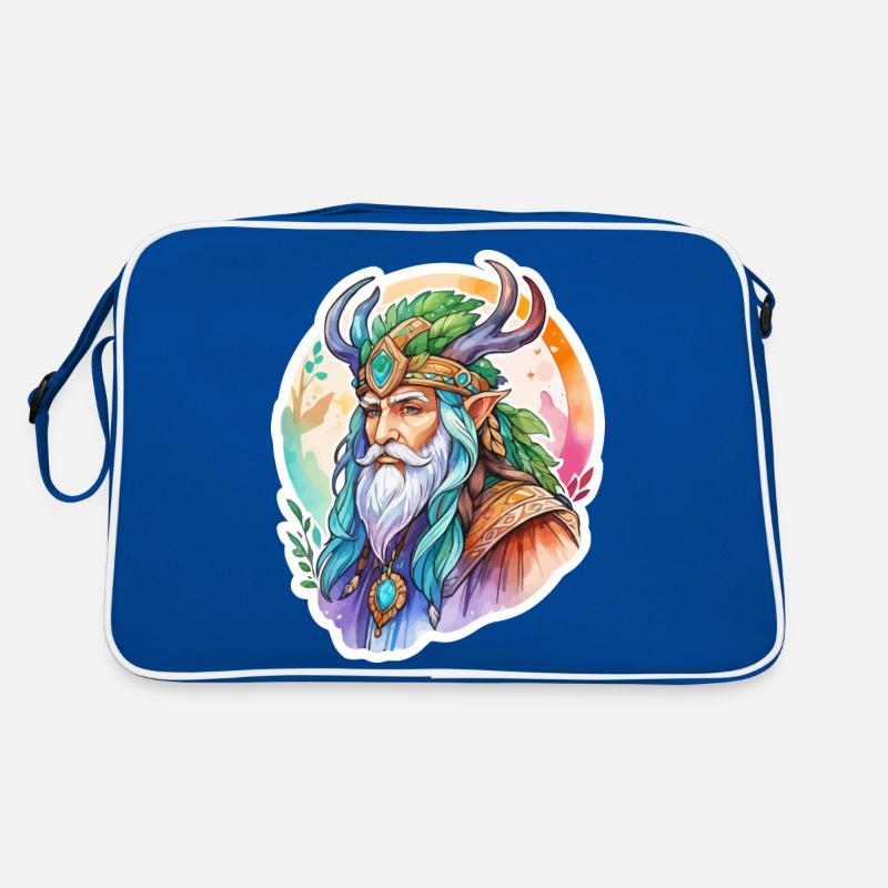 Druide Wasserfarben Retro Tasche