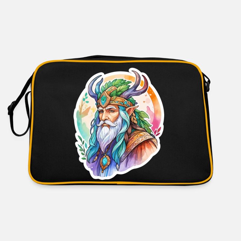 Aquarelles de druide Sac Retro