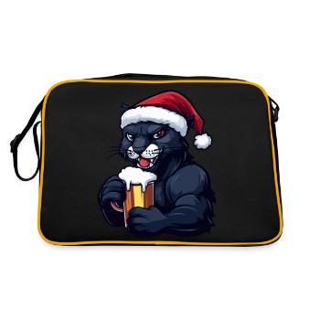 Bière de Noël Panther - Sac Retro - noir/or - Dos