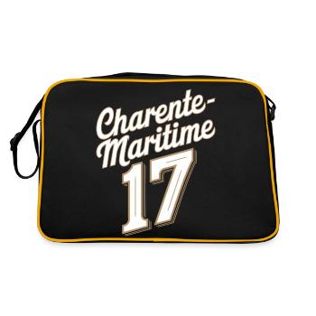 Charente-Maritime 17 - Sac Retro - noir/or - Dos