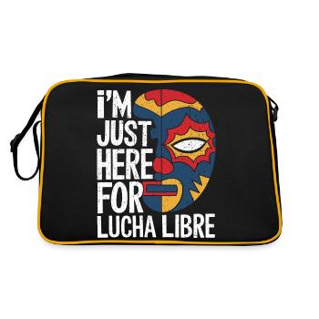 Look de lutte mexicaine - Sac Retro - noir/or - Dos