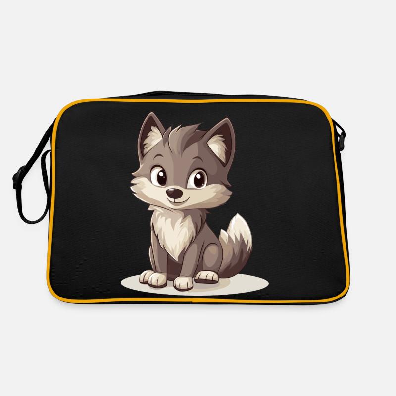 petit loup Sac Retro