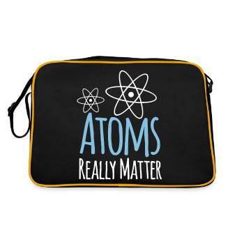 Physics Atoms Really Matter - Retro Bag - black/gold - Back