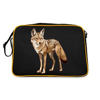 cunning jackal - Retro Bag - black/gold - Back