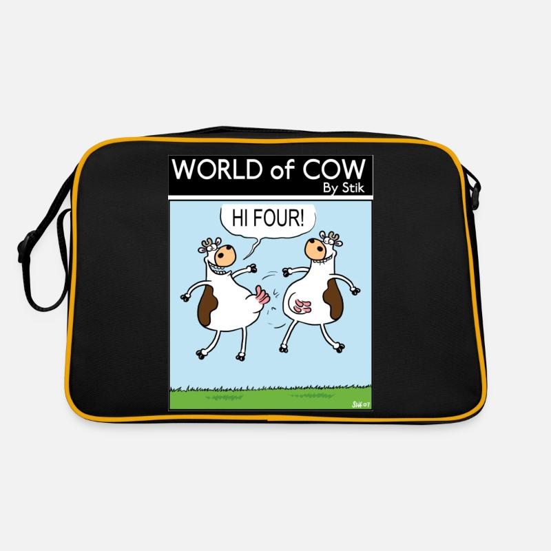 HALLO VIER! Retro Tasche