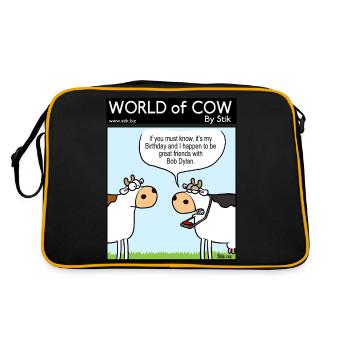 Bob Dylan's Friend - Retro Bag - black/gold - Back
