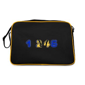TEAM 1 246 BARBADE - Sac Retro - noir/or - Dos