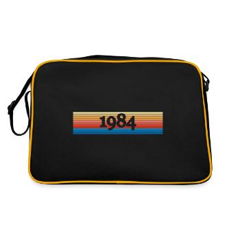 Year 1984 - Retro Bag - black/gold - Back