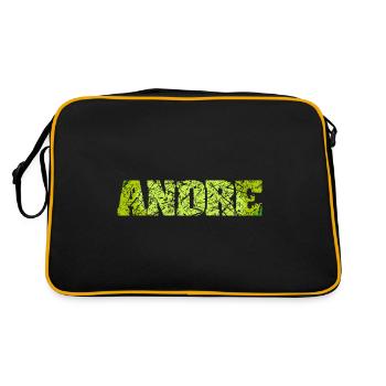 Andre - Sac Retro - noir/or - Dos