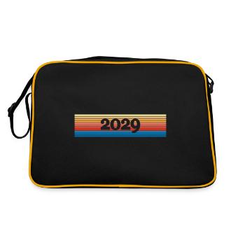 Année 2029 - Sac Retro - noir/or - Dos