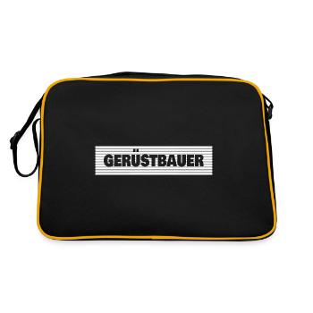 Échafaudage - Sac Retro - noir/or - Dos