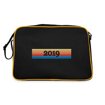 2019 2019 - Sac Retro - noir/or - Dos