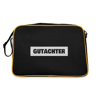 Profession : Évaluateur - Sac Retro - noir/or - Dos