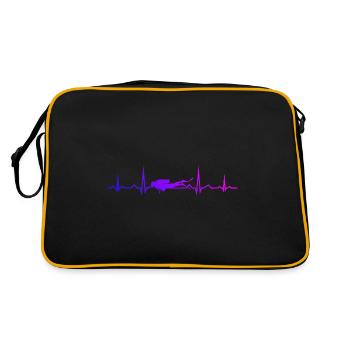 Divers Free Dive Diver Diving Diving - Retro Bag - black/gold - Back
