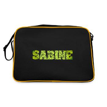Gift Idea Gift Idea - Retro Bag - black/gold - Back