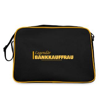 Occupation Bank clerk - Retro Bag - black/gold - Back