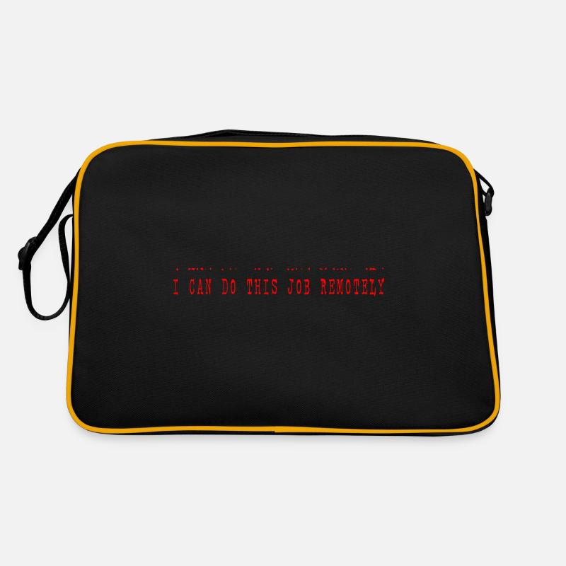 I Can Do This Job Remotely 4 Retro Tasche