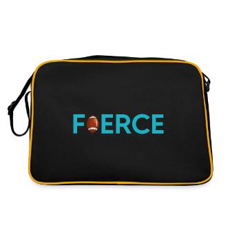 Rugby Rugby Player Rugby Season - Retro Bag - black/gold - Back