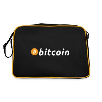 Bitcoin - Retro Bag - black/gold - Back
