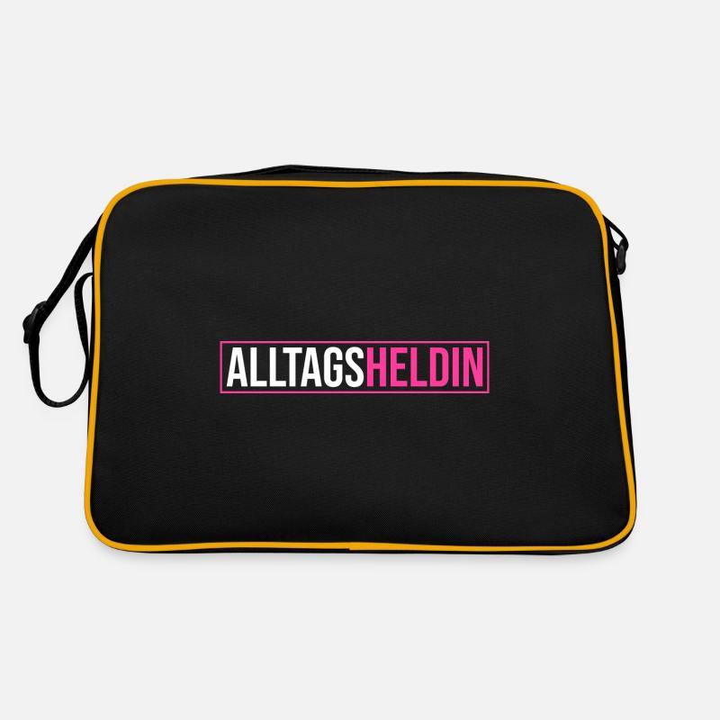Alltags Heldin - Muttertag Geschenk Mama Heldin de Retro Tasche