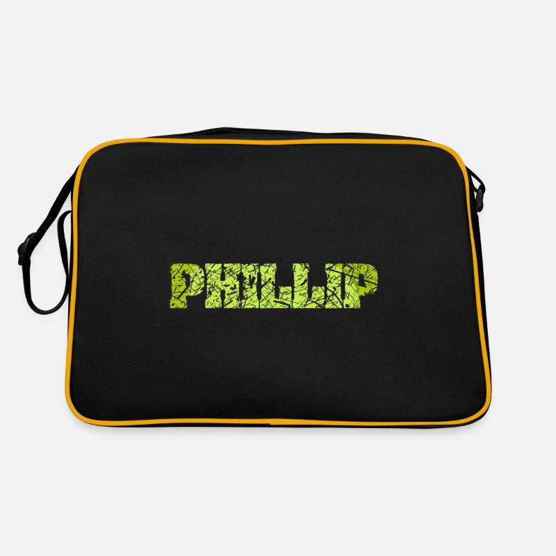 Name Phillip Retro Tasche