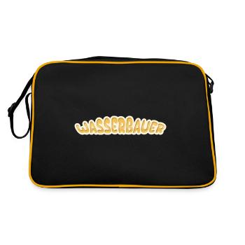 Hydraulic engineers - Retro Bag - black/gold - Back