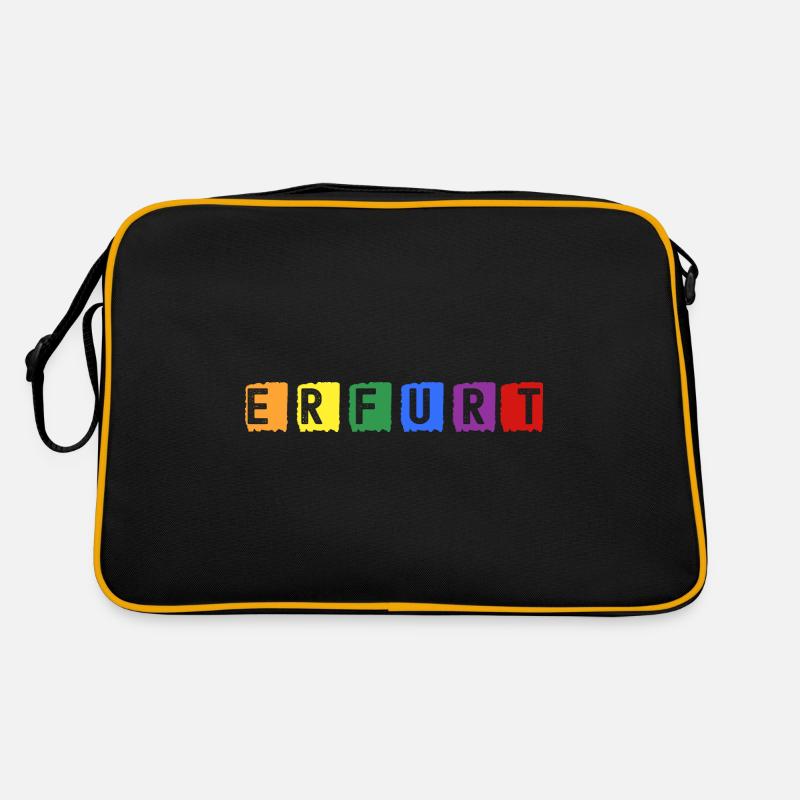 Erfurt Thüringen Skyline Retro Tasche
