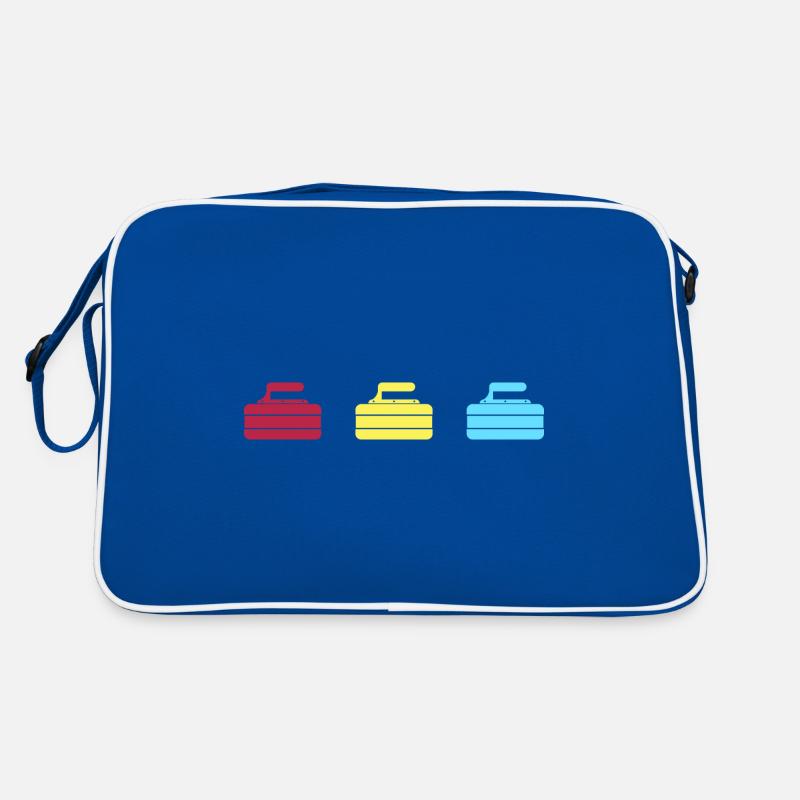 Curling Pierres de curling Curling Curling Curl Sac Retro