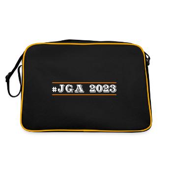 Jga 2023 Enterrement de vie de garçon - Sac Retro - noir/or - Dos