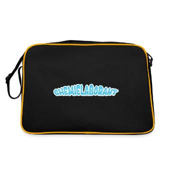Chemical laboratory assistant as chemical laboratory assistant - Retro Bag - black/gold - Back