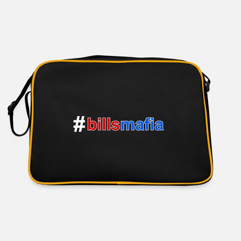 Mafia Hashtag Quote - Retro Bag - black/gold