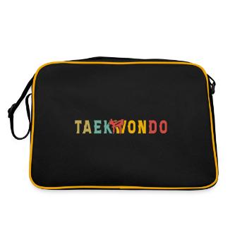 Taekwondo - Sac Retro - noir/or - Dos
