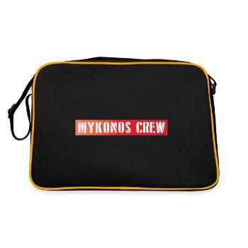 Mykonos Équipage - Sac Retro - noir/or - Dos