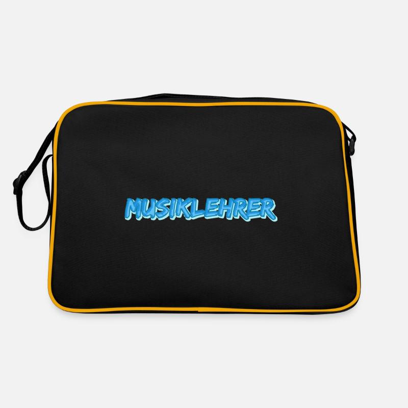 Musiklehrer als Job Retro Tasche