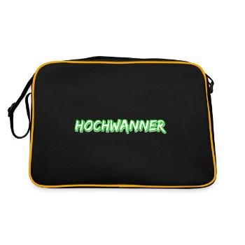 Trekking Hochwanner - Retro Bag - black/gold - Back