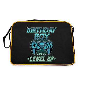 Anniversaire garçon anniversaire garçons hommes jeux - Sac Retro - noir/or - Dos