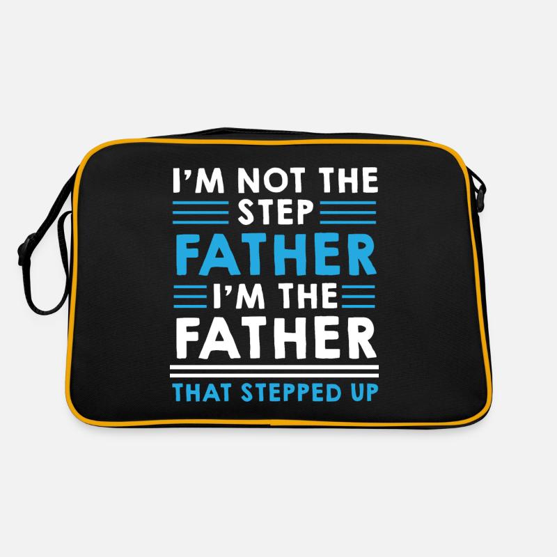 Step Father Steped Up - Father's Day Retro Bag