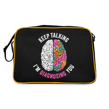 Psychologie psychologue thérapeute cadeau psyché - Sac Retro - noir/or - Dos