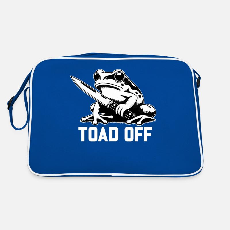 Vintage Frog Toad Meme Grumpy Frog Don't Toad Me Retro Bag