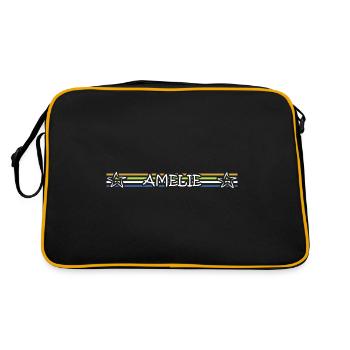 Amélie - Sac Retro - noir/or - Dos