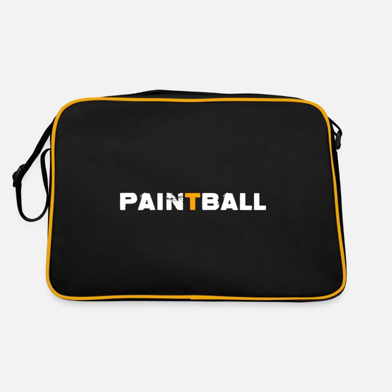 Paintball Gotcha Paintball Player Retro Bag
