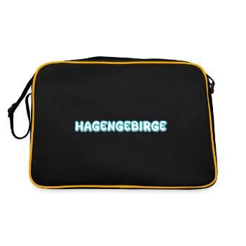 Trekking Hagen Mountains - Retro Bag - black/gold - Back