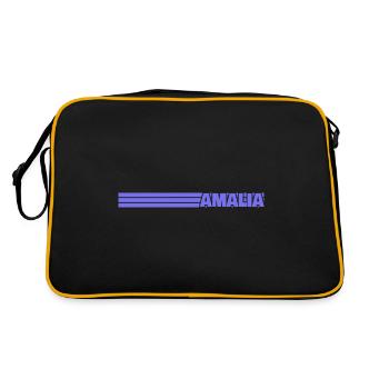 Amalia as style - Retro Bag - black/gold - Back
