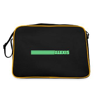Style Alexis - Sac Retro - noir/or - Dos