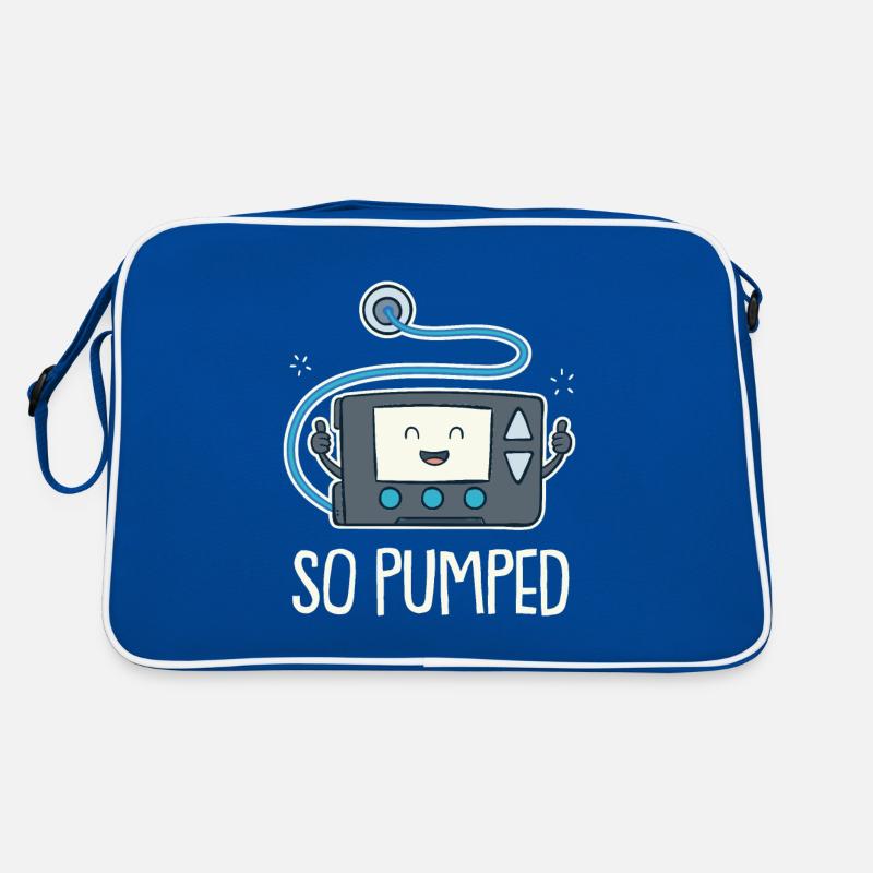 So Pumped Diabetes Type 1 Funny Insulin Pump Retro Bag