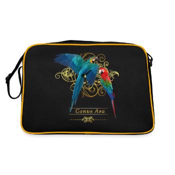 Aras - Sac Retro - noir/or - Dos