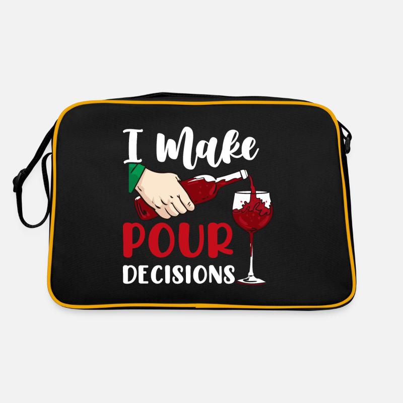 Wein Lustig Spruch geschenkidee Geburtstag Retro Tasche